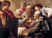 Hendrick ter Brugghen The Calling of St. Matthew France oil painting artist